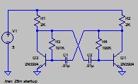 Circuit diagram ready for simulation in LTSPICE software